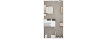 A bathroom with a toilet, sink, and towel rack.