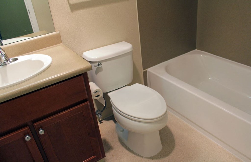 a bathroom with a toilet and a sink