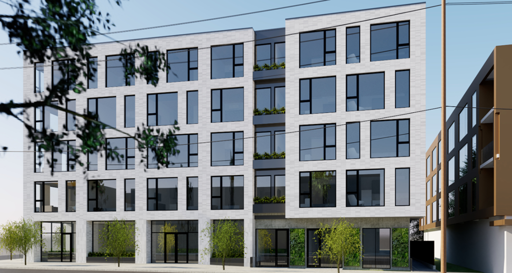 the building in which the apartment is located