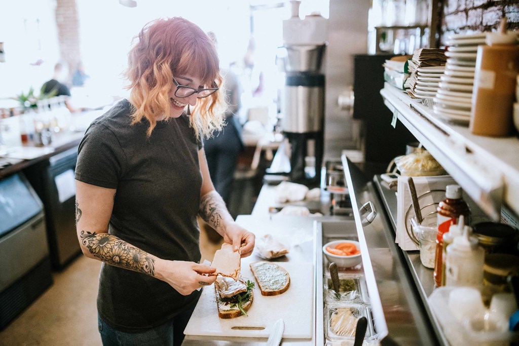 Steps away from your favorite deli, bakery or restaurant