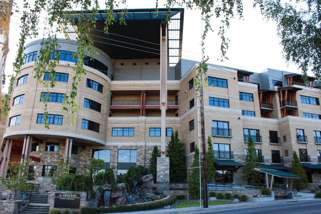 a view of the exterior of a building