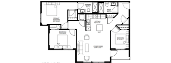 Two Bedroom Two Bath w/ Den