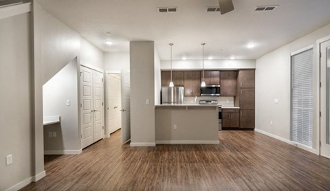 2 & 3 bedroom townhome with open kitchen