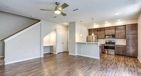 Large living area for entertaining guests