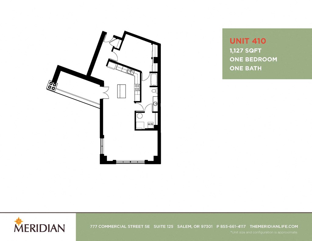 a floor plan of unit 404 one bedroom one bath