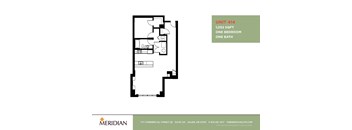 1 Bedroom 1 Bath (No Balcony)