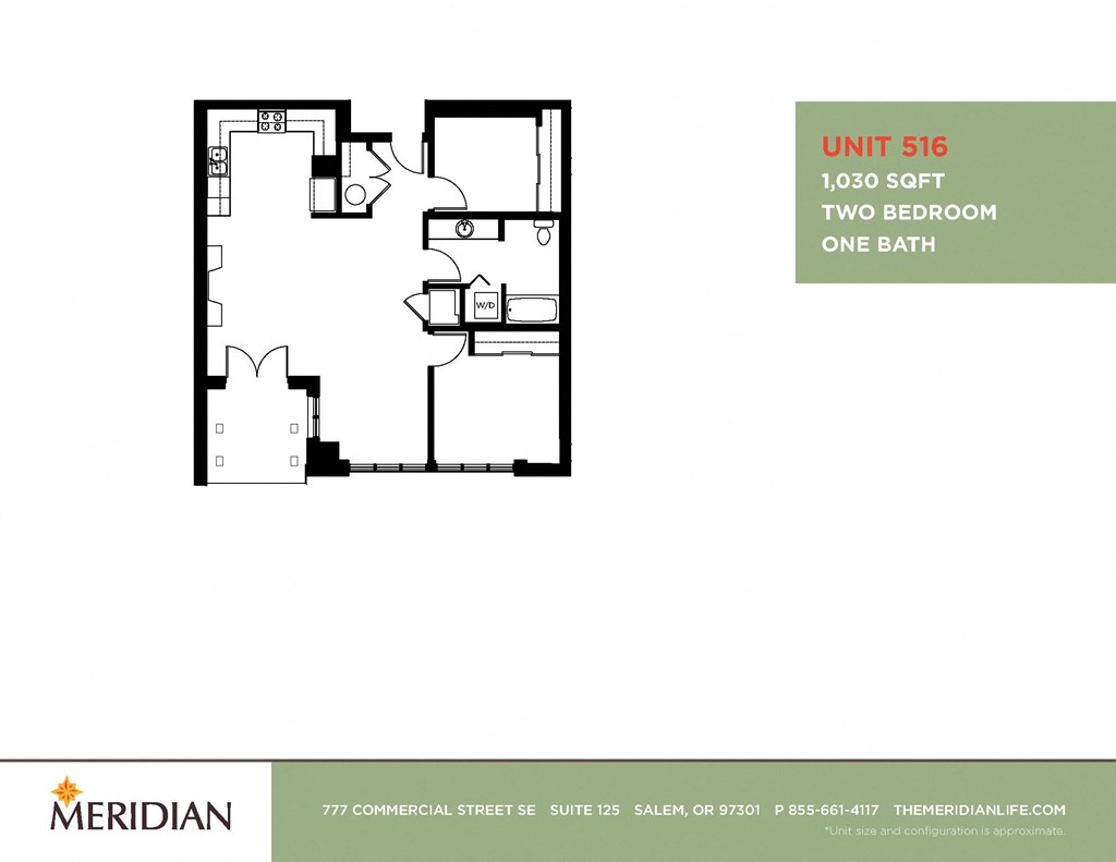 a floor plan of two bedrooms and a bathroom