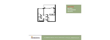 2 Bedroom 1 Bath (Balcony)