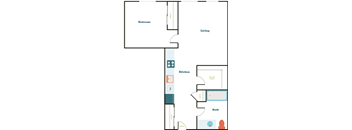 1 Bedroom 1 Bath (1.4)