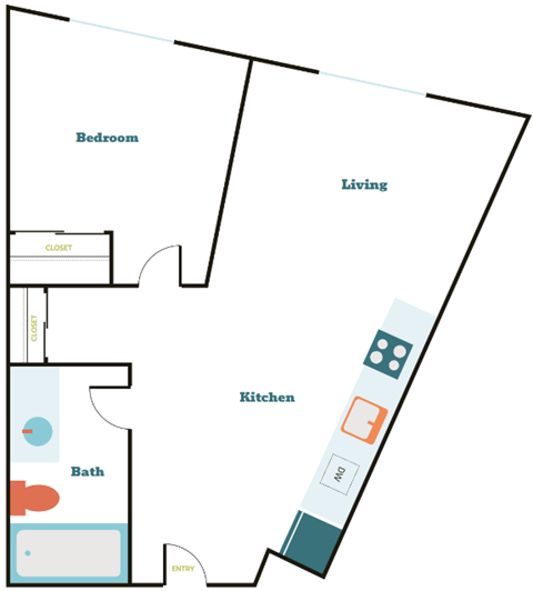 2201 S Grand St Studio-3 Beds Apartment for Rent - Photo Gallery 37