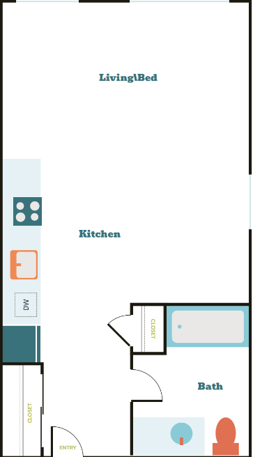 2201 S Grand St Studio-3 Beds Apartment for Rent - Photo Gallery 25