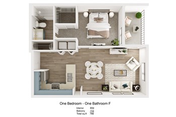 Marquam Heights Apartments, One Bedroom One Bathroom, Urban One Bedroom, OHSU, Brand New, - Photo Gallery 84