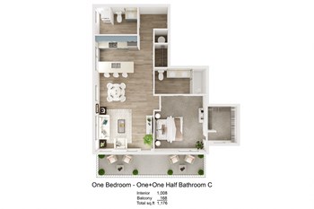 Marquam Heights Apartments, One Bedroom One Bathroom, Urban One Bedroom, OHSU, Brand New, - Photo Gallery 81