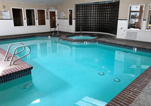 the swimming pool at the inn suites nashua