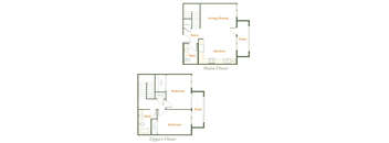 2 Bedroom 2.5 Bath Townhome (G)