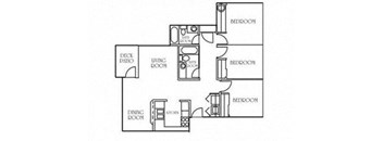 Three Bedroom One Bath