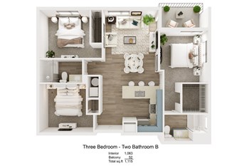 Marquam Heights Apartments, Two Bedroom Three Bathroom, OHSU, Brand New, - Photo Gallery 77