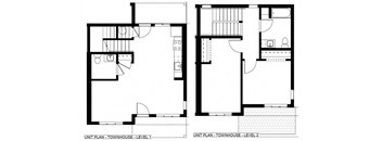 Two Bedroom One Half Bath Townhome