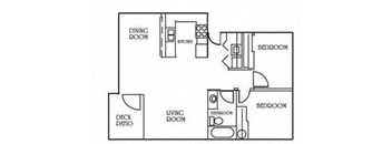 Two Bedroom One Bath