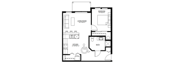 One Bedroom One Bath (A3)