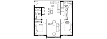 Two Bedroom Two Bath (B2)