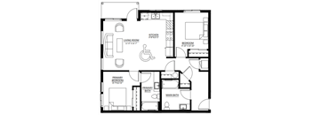 Two Bedroom Two Bath (B4)