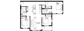 Three Bedroom Two Bath (C1)