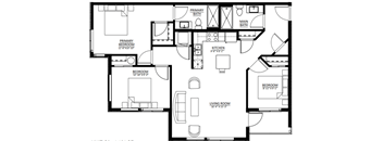 Three Bedroom Two Bath (C2)