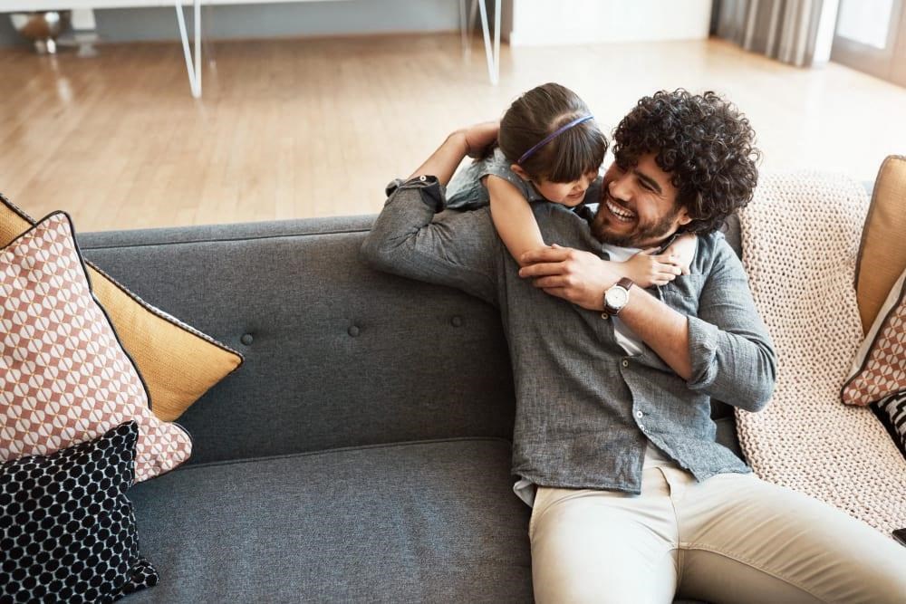 a man and a woman sitting on a couch