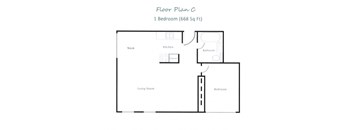 Two Bedroom One Bath