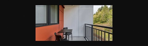 a balcony or terrace