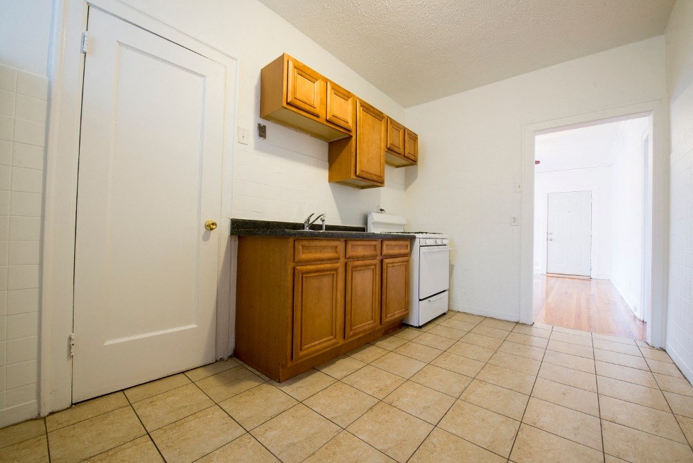 the kitchen is clean and ready for us to use