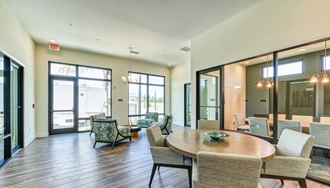 Clubhouse With Expansive Windows at Imperial Crossing Luxury Apartment Homes, Florida, 34134