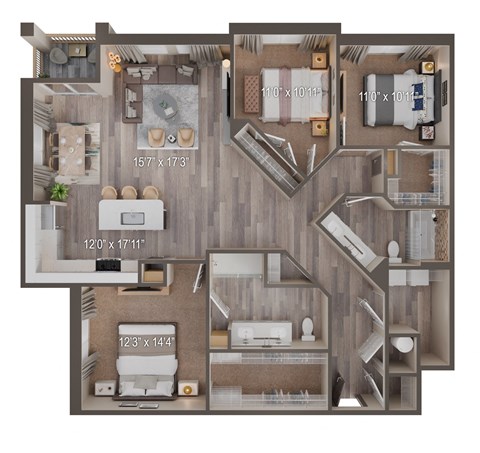 UNIT-C1 at Tiffany Flats, Columbus