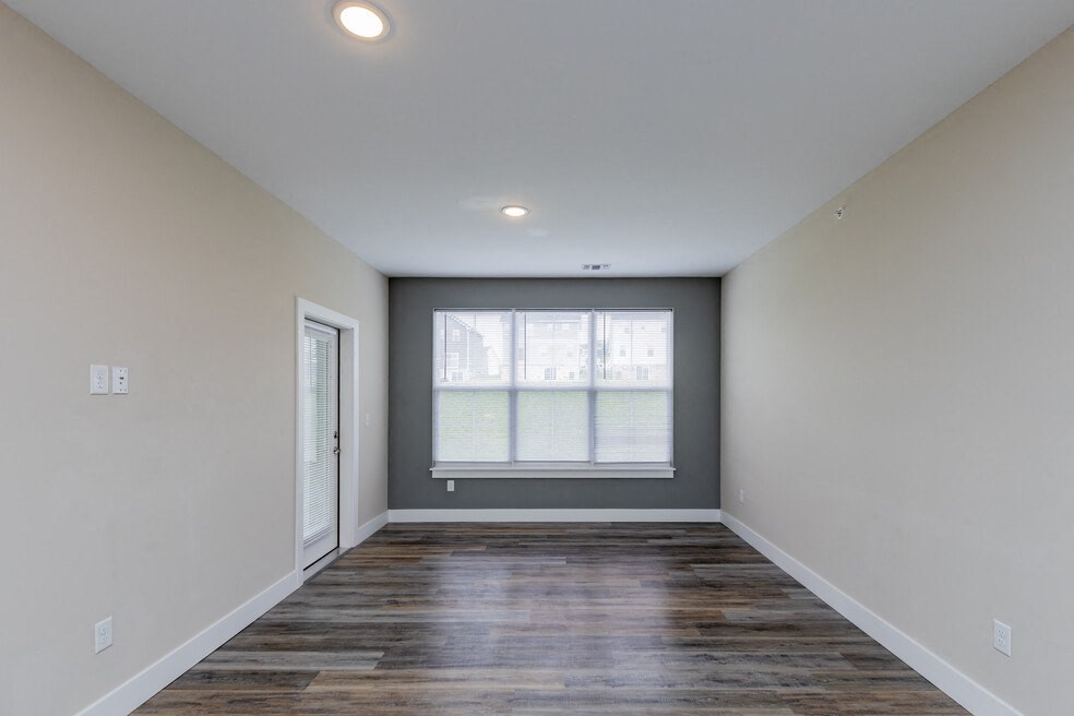 Master bedroom at The Flats at Summit Station, South Park, Pennsylvania