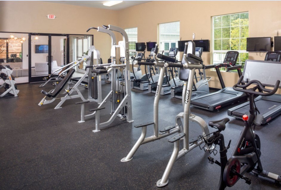 Fitness Center w/Peloton Bike at The Point at Gateways, Randolph, NJ  