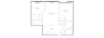 C1 Floor Plan at The Point at Gateways, Randolph, NJ 07869   