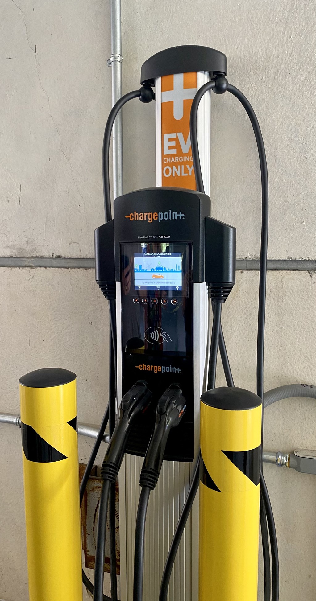 EV Charge Port at 140 Mayhill, Saddle Brook, NJ