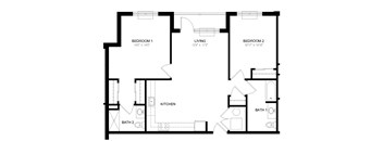 Residence 05 Floor Plan at Station Village at Denville, Denville, 07834