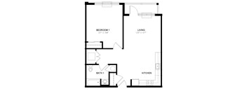 Residence 10 Floor Plan at Station Village at Denville, Denville