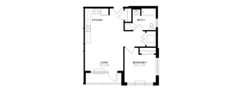 Residence 15 Floor Plan at Station Village at Denville, New Jersey, 07834