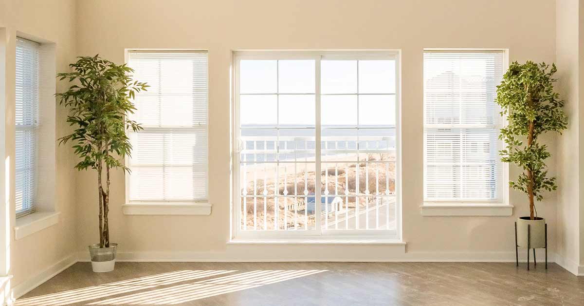 Beach view from penthouse
