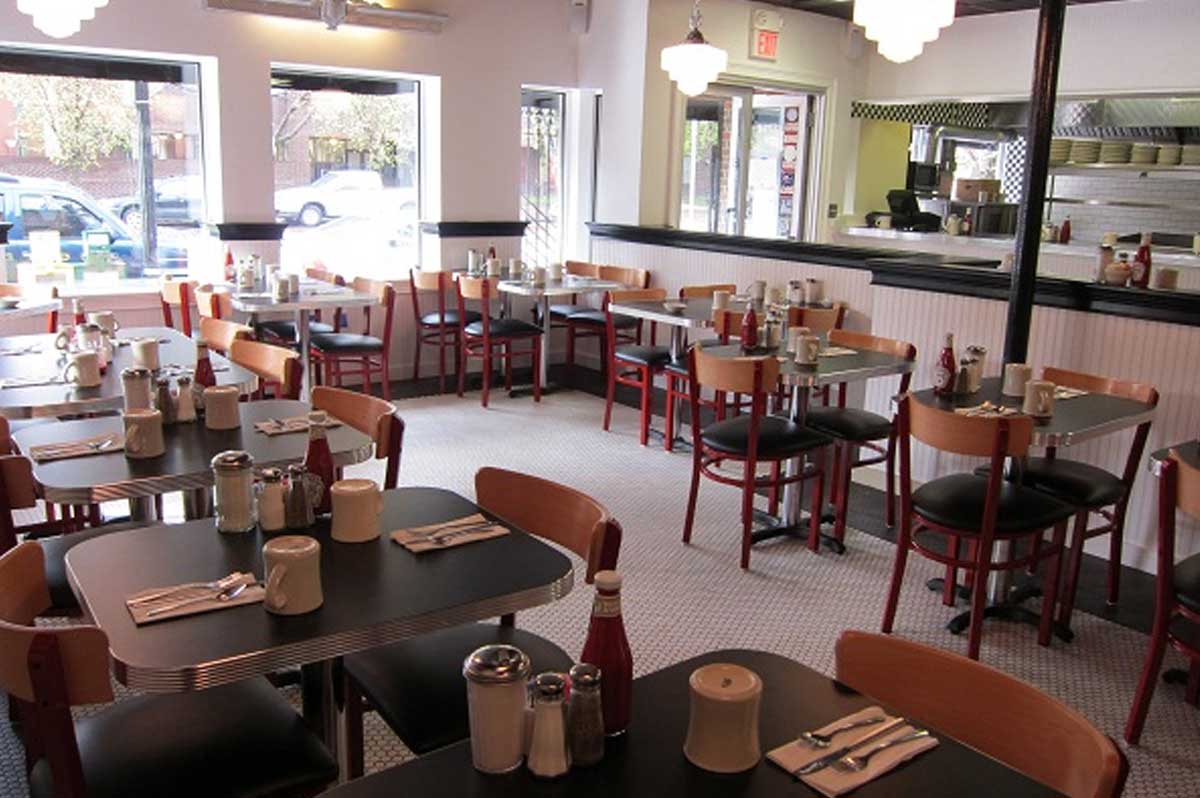 Classic neighborhood diner with retro style.