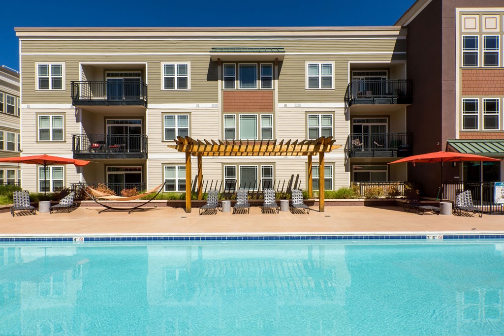 the swimming pool at the residence inn