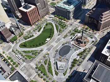 Aerial View Of Community at The Terminal Tower Residences, Cleveland, OH