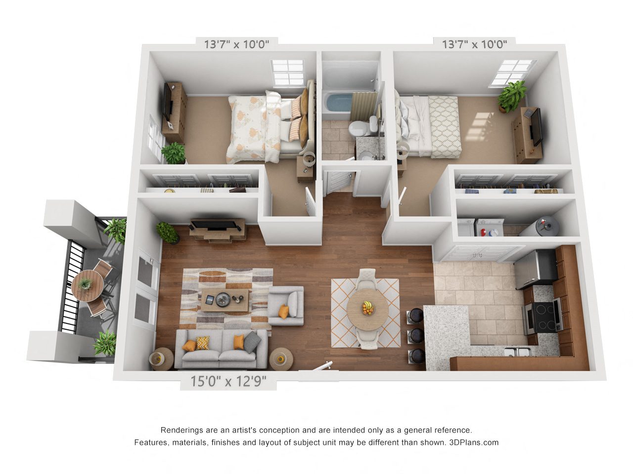 Bella Vista - 2 Bedroom 1 Bathroom