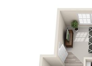 Aspen One Bedroom One Bathroom FloorPlan One Bedroom One Bathroom