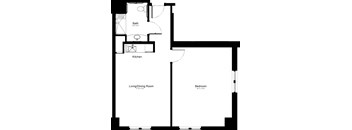 Furnished 1 Bedroom D Accessible