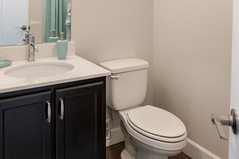 a bathroom with a toilet and a sink