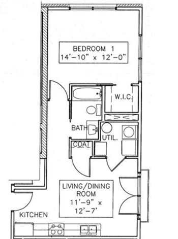 345 S. College Ave 1-4 Beds Apartment, Student for Rent - Photo Gallery 6